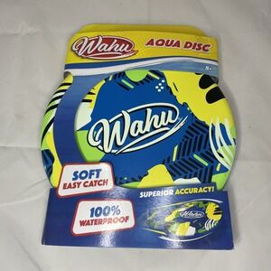 Wahu Aqua Disc Blue, Green &Yellow 100% Waterproof Disc Soft Easy Catch